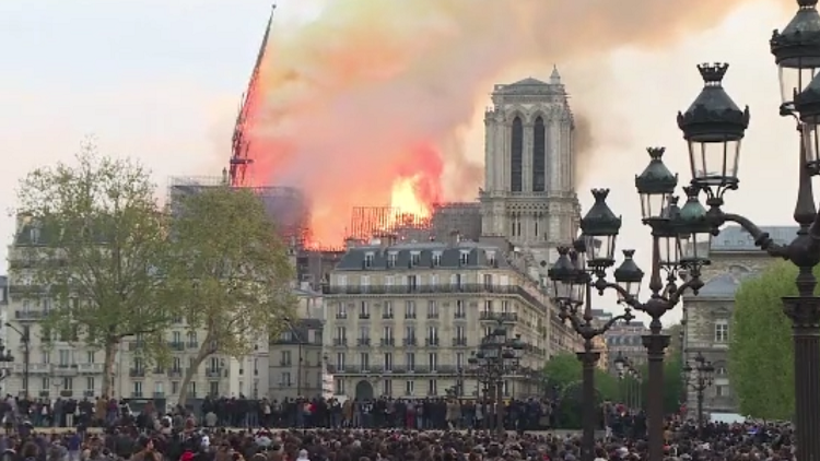 No Christmas services at Notre Dame Cathedral in Paris.