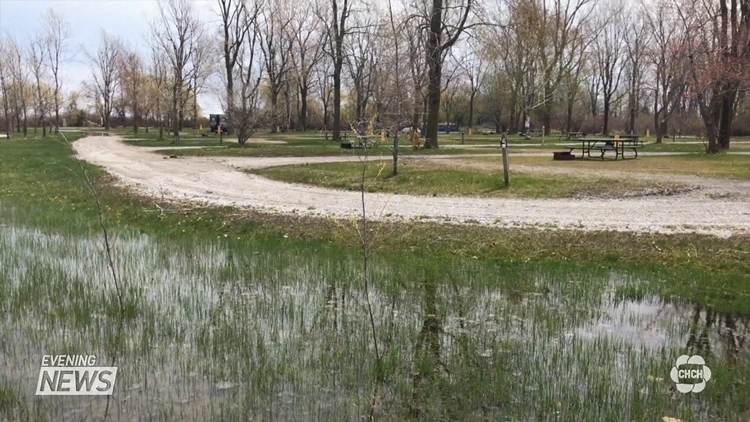 Parks across the province have been forced to close this weekend because of flooding