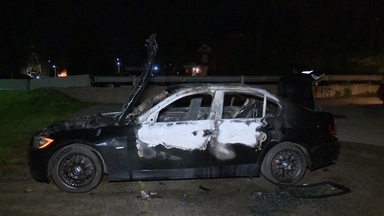 Hamilton man, 22, charged after car set on fire