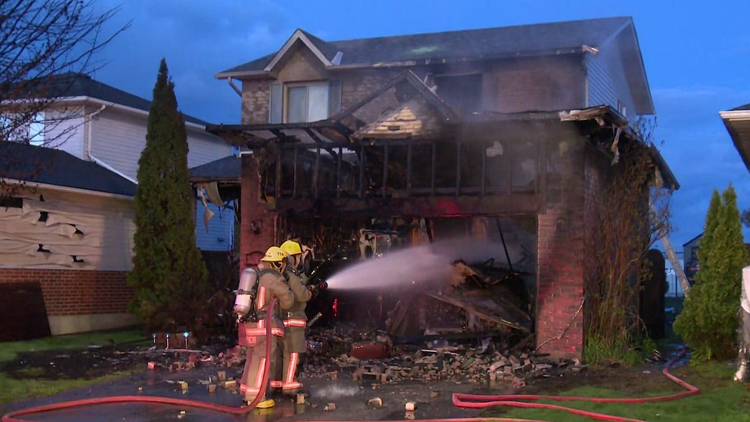 Fire destroys home in Caledonia