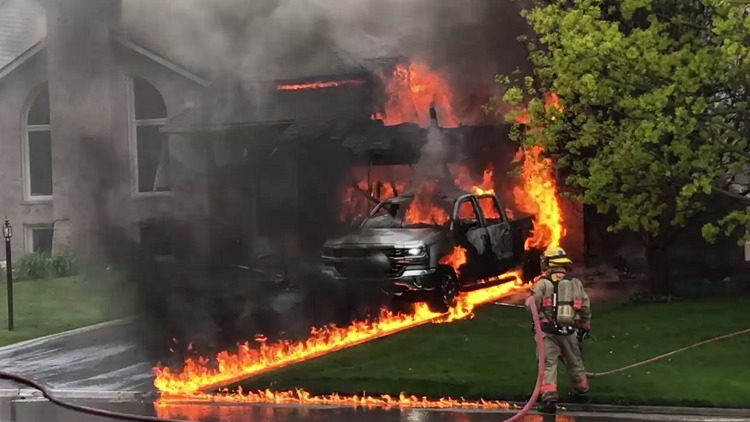 Woman, 2 children escape Caledonia house fire