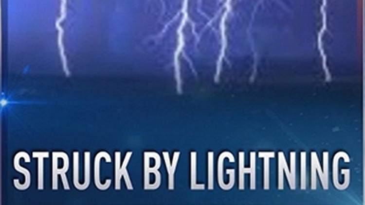 A 65 year old man was hit by lightning in Norfolk County