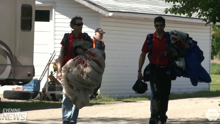 Man survives skydiving accident during D-Day anniversary event in Hamilton