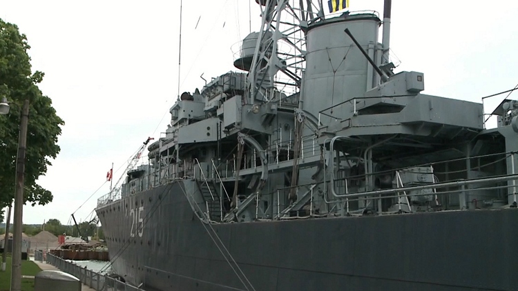 Families explored the historic HMCS Haida this Father’s Day