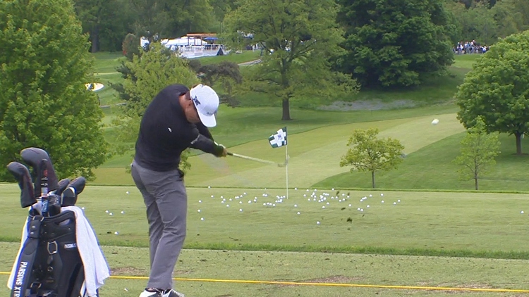 The world’s best golfers are getting their practice in before the Canadian Open