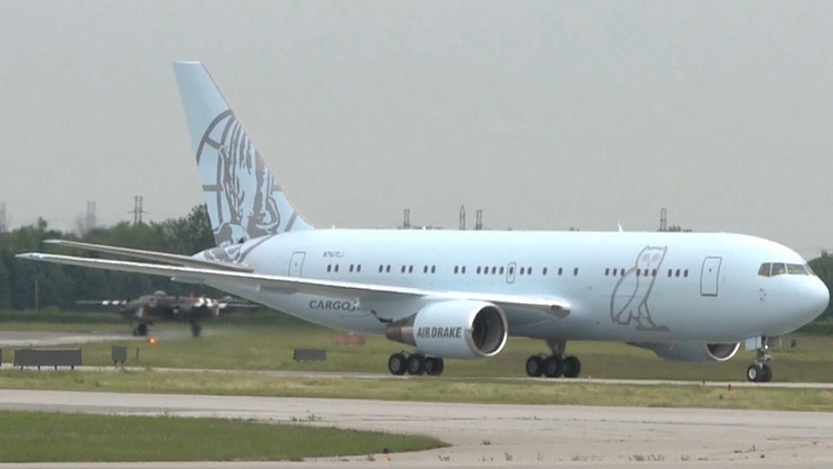 Welcoming home some of the biggest stars on the Raptors team as Drake’s jet landed at John C. Munro airport