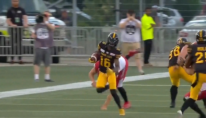 Hamilton Ti-gerCat Speedy B struts to new CFL record