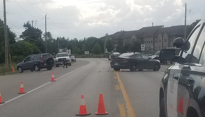 Two drivers hurt after OPP cruiser and SUV collide