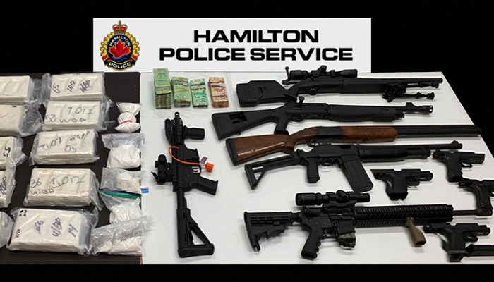 Guns, cash and $1M worth of cocaine seized by Hamilton police