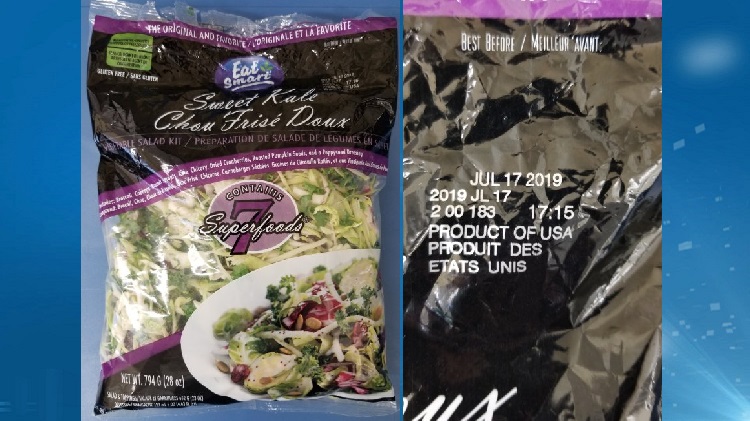 Salad bags recalled due to possible listeria contamination