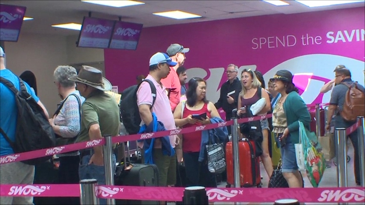 “Unscheduled aircraft maintenance” caused Swoop airlines to cancel 11 flights