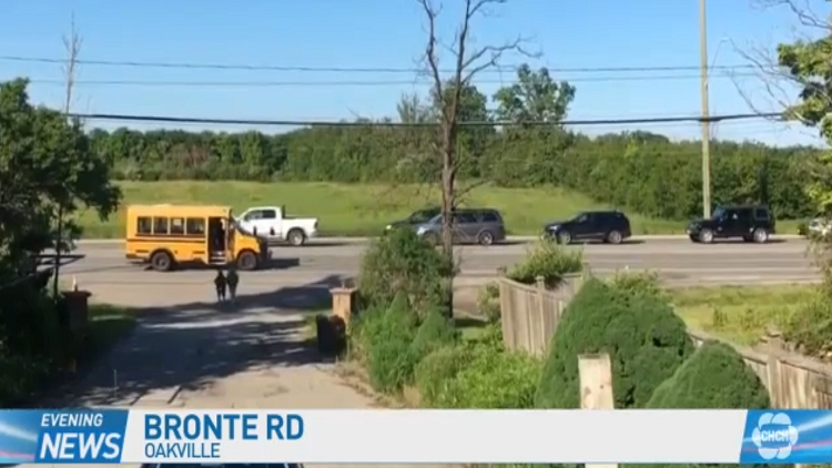 Drivers who speed past stopped school buses in Halton could soon be caught on camera