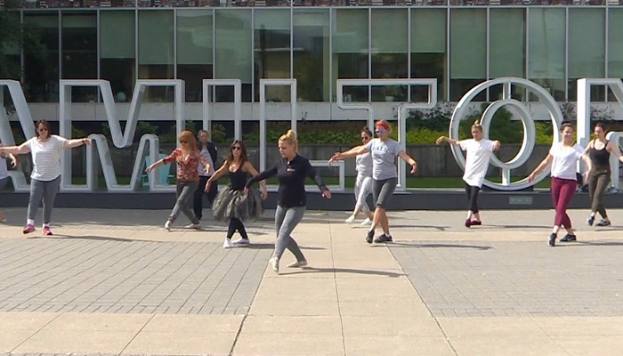 Ballet display at Hamilton City Hall stands for inclusivity