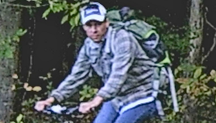 OPP looks to identify cyclist after several trail cameras stolen