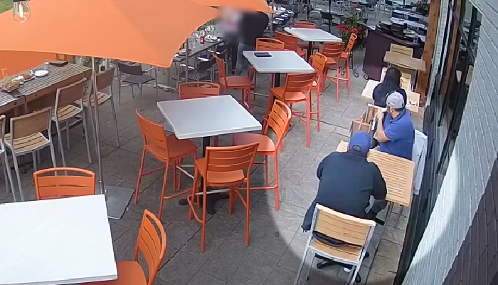 Video shows thief steal wallet from woman’s purse at Markham restaurant