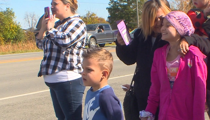 A rally was held in Niagara to support two children who lost their parents in a tragic incident