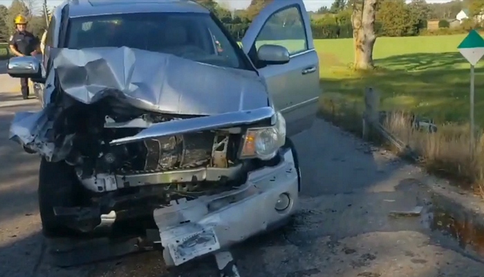 Two vehicular crashes near Simcoe