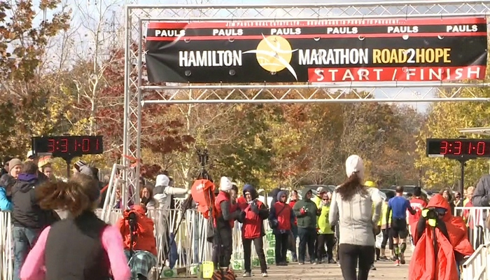 Running the Hamilton Road2Hope Marathon