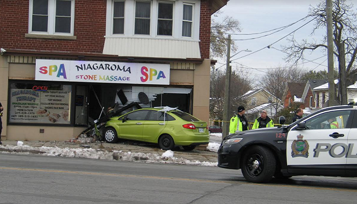 Hamilton woman killed after suspected impaired driver crashes into business