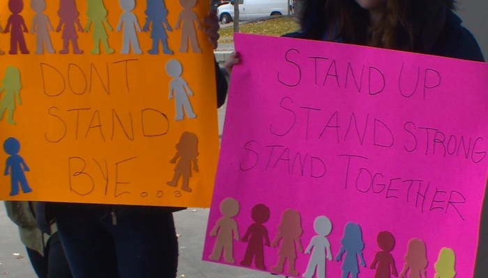 No Violence March held in Hamilton