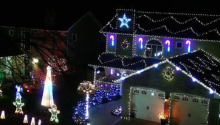 Christmas light displays