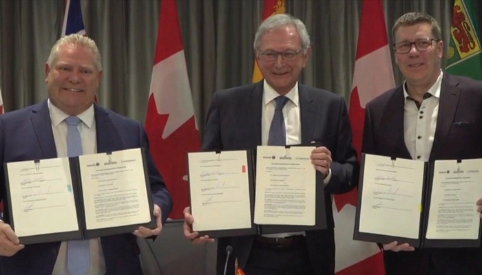 Three Premiers announced a new plan to tackle climate change