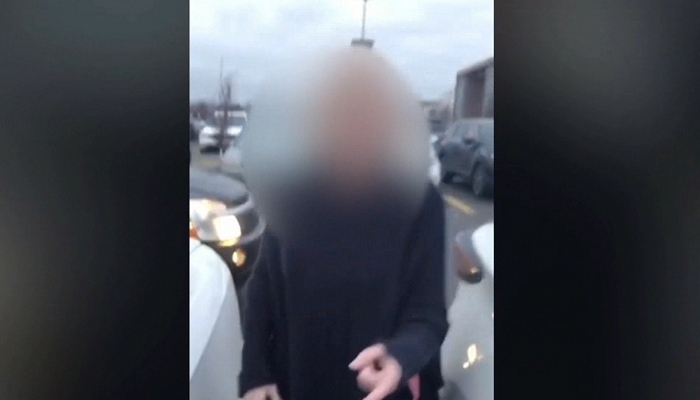 A woman was caught on video yelling racist taunts and assaulting a woman in Niagara