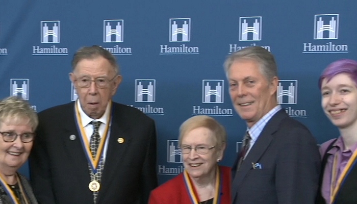 First ever order of Hamilton honours 10 extraordinary citizens