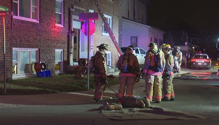 Hamilton firefighters rescue resident from apartment unit fire