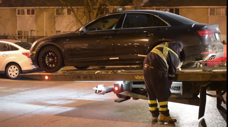 Shots fired at a car on the Hamilton mountain