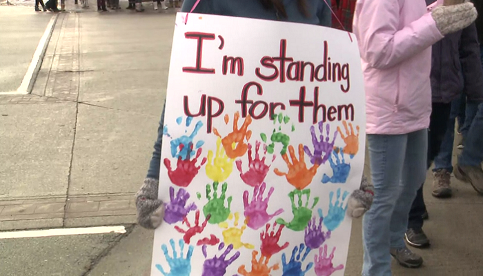 Teacher strike sign