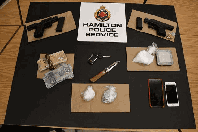 Drugs & guns seized during search warrant on the Hamilton mountain