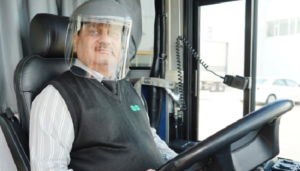 Go bus face shield