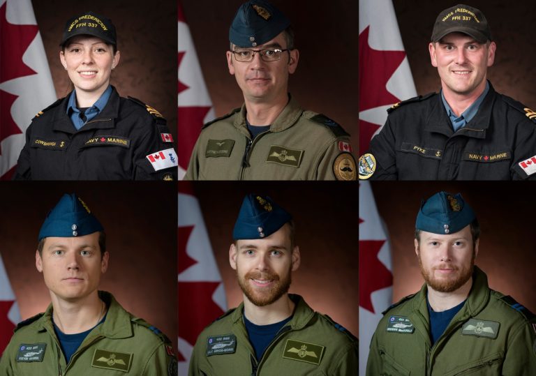 Repatriation ceremony for six fallen CAF members in helicopter crash