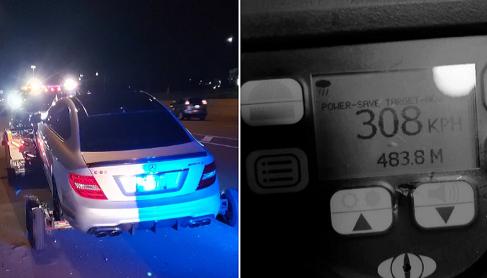 Teen caught going 308 km/h on QEW in dad’s Mercedes
