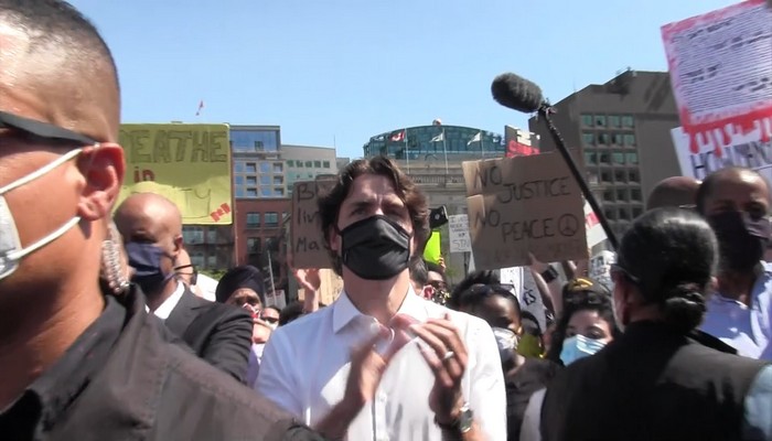 Trudeau might have been the first world leader to take a knee in support of anti-racism protests around the world