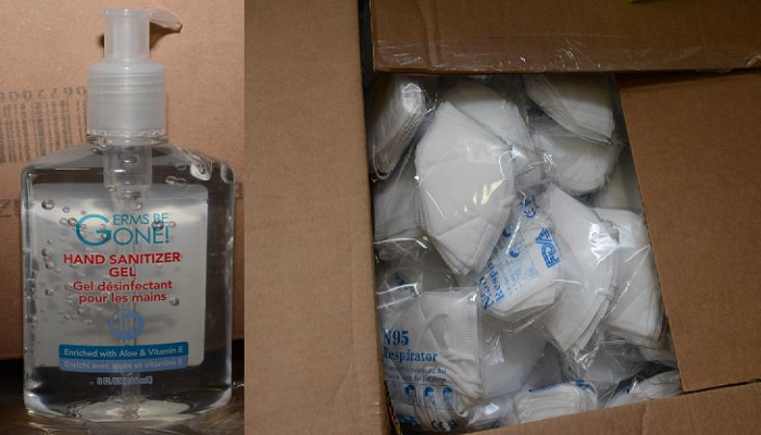 Niagara Police seize over $750K worth of masks, hand sanitizer