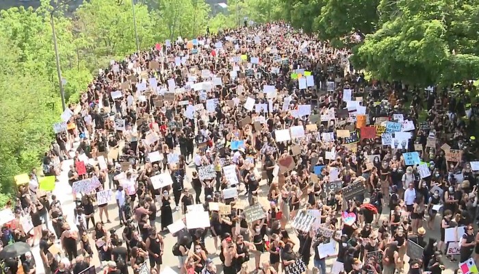 Niagara Falls anti-racism rally