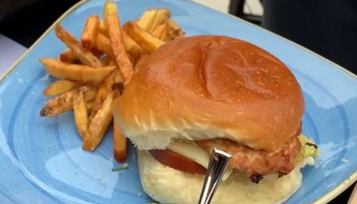 Burgers and fries