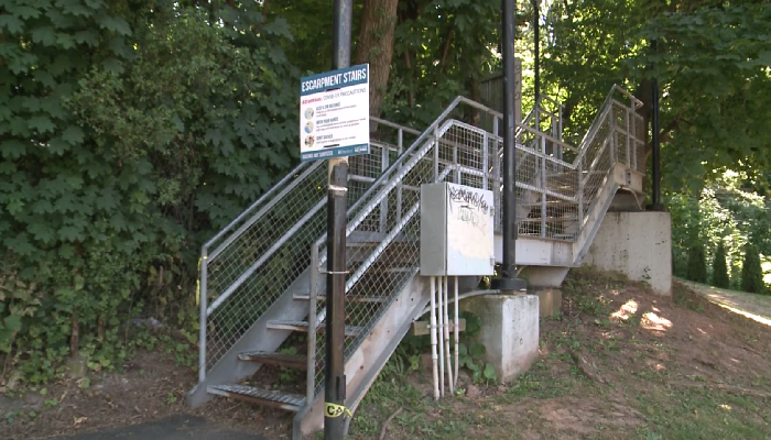 Hamilton’s popular James Street Stairs closed until fall