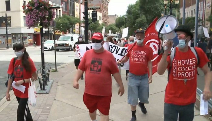 Hamilton tenants rally to voice their concerns over Bill 184