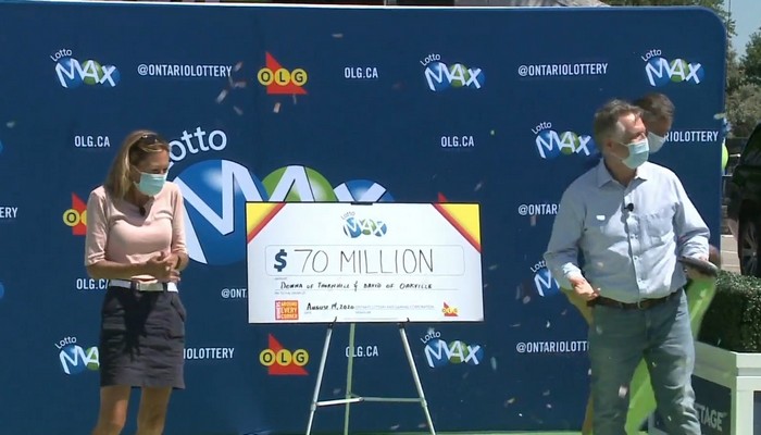 Work colleagues hit the jackpot splitting the $70 million Lotto Max prize