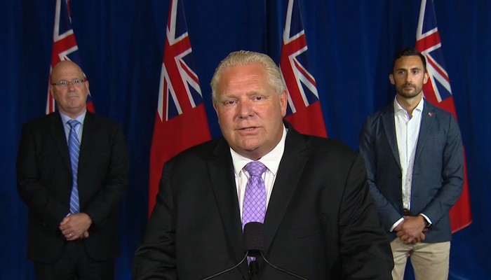 Premier Ford thinks you should be able to have a drink in public during the pandemic