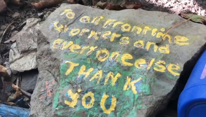 Niagara conservation authority asking hikers to stop painting rocks and trees