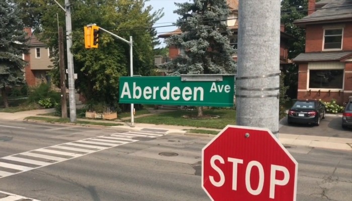 Aberdeen Ave. reduced to two lanes in pilot project