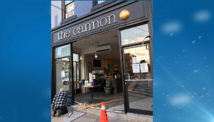 Man charged after crashing vehicle through Hamilton coffee shop