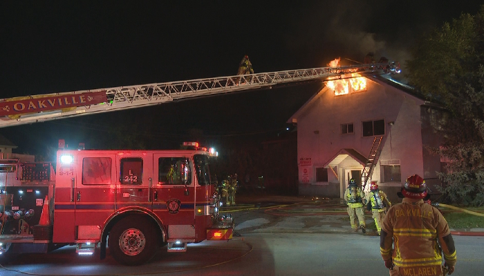 No one injured after late night fire in Oakville