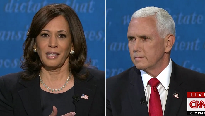 Mike Pence and Kamala Harris face off in vice-presidential debate