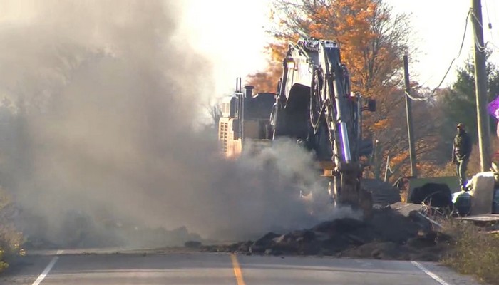 Construction equipment used to dig up Argyle St. was stolen: OPP