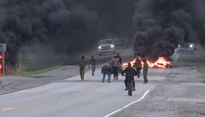 Road blockades return to Caledonia after protesters and OPP clash